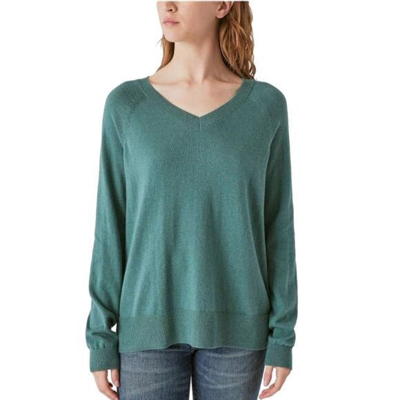 Lucky Brand Knit Sweater Women’s XXL Green. - Picture 1 of 12